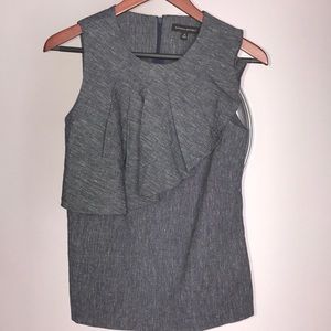 🔴 Banana Republic Mia Denim Ruffle Tank